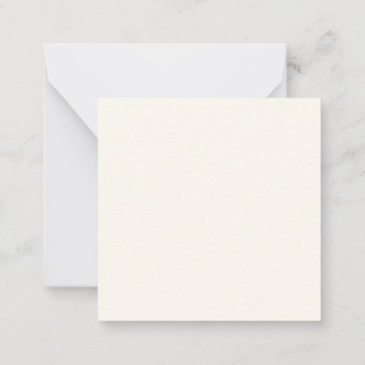 Mini Ivory Certificate of Authenticity for Art Notitiekaartje (Achterkant)