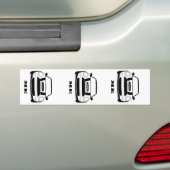 MINI j'adhésif pour pare-chocs - 3 autocollants (En voiture)