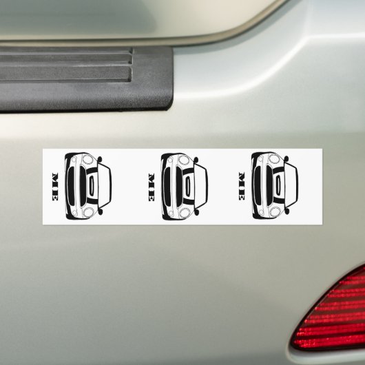 MINI j'adhésif pour pare-chocs - 3 autocollants (En voiture)