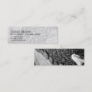 Mini Jardin zen et Abstrait 3 Carte de visite