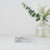 Mini Jardin zen et Abstrait 3 Carte de visite (Debout devant)