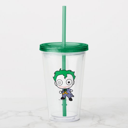 Mini Joker Acryl Drinkbeker (Voorkant)