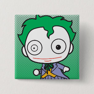 Mini Joker Vierkante Button 5,1 Cm