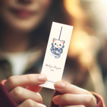 Kitty en cordes, carte de visite