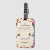 Mini-klembord Bagagelabel (Voorkant (verticaal))