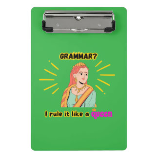 Mini Klembord: Grammatica Queen Mini Klembord