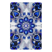 Mini klembord met blauw-witte kleuren (Achterkant)