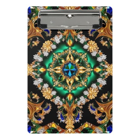 Mini klembord met Braziliaanse kleuren (Voorkant)