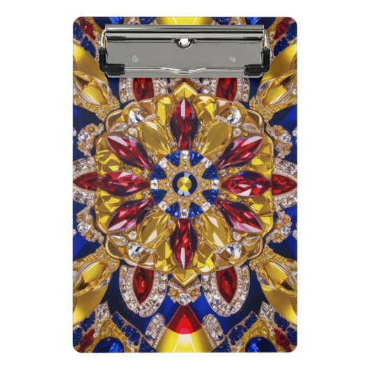 Mini klembord met Colombia Kleuren (Voorkant)