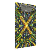 Mini klembord met Jamaicaanse kleuren (Schuin)