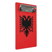 Mini klembord met vlag van Albanië (Schuin)