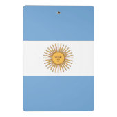 Mini klembord met vlag van Argentinië (Achterkant)