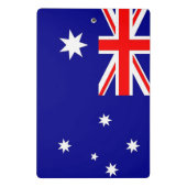Mini klembord met vlag van Australië (Achterkant)