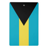 Mini klembord met vlag van Bahama's (Achterkant)