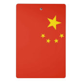 Mini klembord met vlag van China (Achterkant)