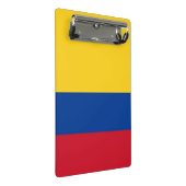 Mini klembord met vlag van Colombia (Schuin)