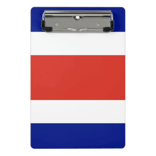 Mini klembord met vlag van Costa Rica