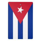 Mini klembord met vlag van Cuba (Achterkant)