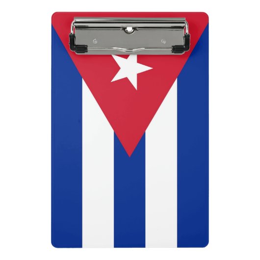 Mini klembord met vlag van Cuba (Voorkant)
