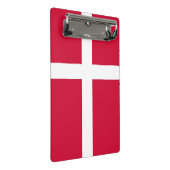 Mini klembord met vlag van Denemarken (Schuin)