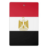 Mini klembord met vlag van Egypte (Achterkant)