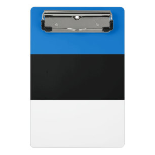 Mini klembord met vlag van Estland