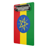 Mini klembord met vlag van Ethiopië (Angled2)