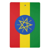 Mini klembord met vlag van Ethiopië (Achterkant)