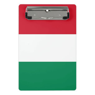 Mini klembord met vlag van Hongarije