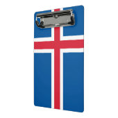 Mini klembord met vlag van IJsland (Angled2)
