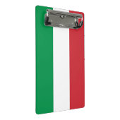 Mini klembord met vlag van Italië (Schuin)