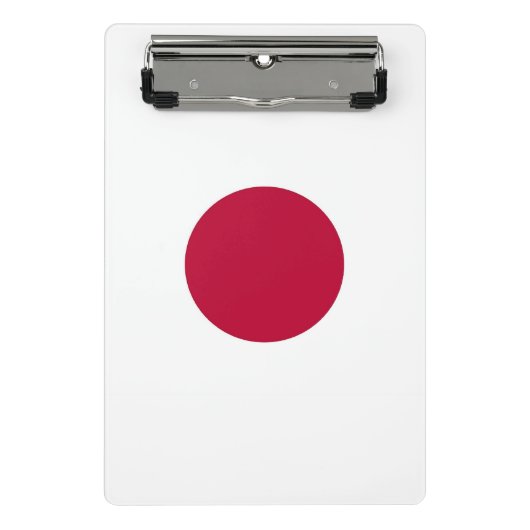 Mini klembord met vlag van Japan (Voorkant)