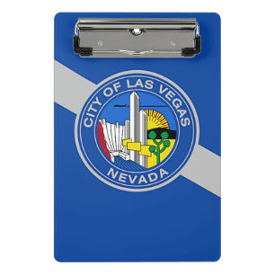 Mini klembord met vlag van Las Vegas, Verenigde St