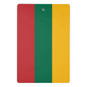 Mini klembord met vlag van Litouwen (Achterkant)