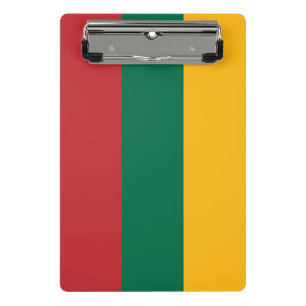 Mini klembord met vlag van Litouwen