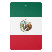 Mini klembord met vlag van Mexico (Achterkant)