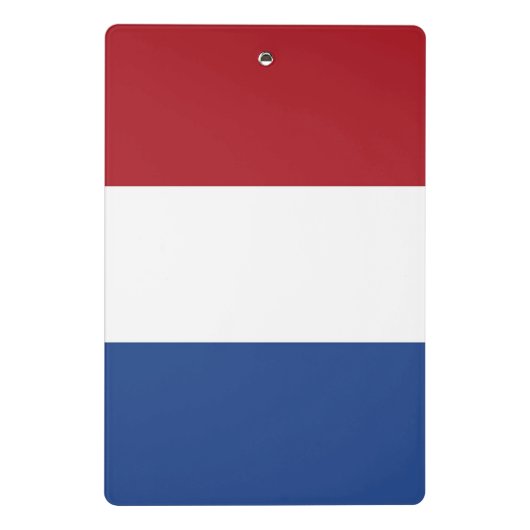 Mini-klembord met vlag van Nederland Mini Klembord (Achterkant)