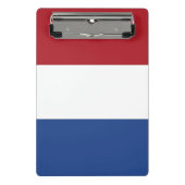 Mini-klembord met vlag van Nederland Mini Klembord (Voorkant)