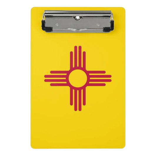 Mini klembord met vlag van New Mexico, Verenigde S (Voorkant)