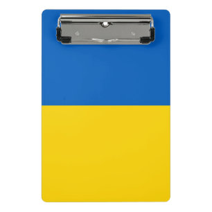 Mini-klembord met vlag van Oekraïne Mini Klembord