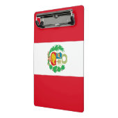 Mini klembord met vlag van Peru (Angled2)