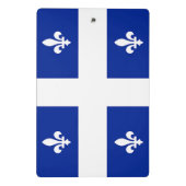 Mini klembord met vlag van Quebec, Canada (Achterkant)