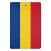Mini klembord met vlag van Roemenië (Achterkant)