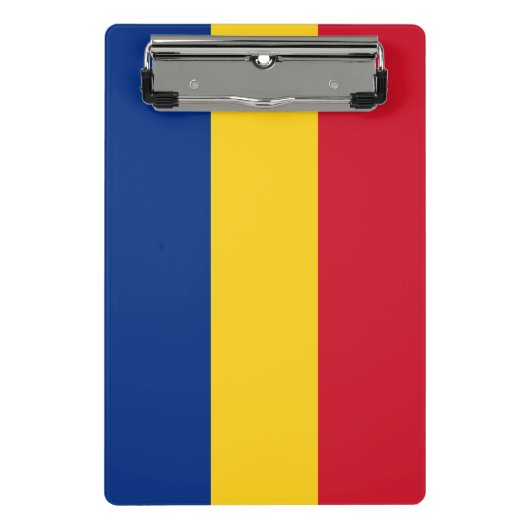 Mini klembord met vlag van Roemenië (Voorkant)