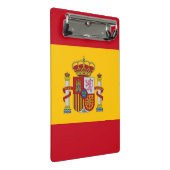 Mini-klembord met vlag van Spanje Mini Klembord (Schuin)