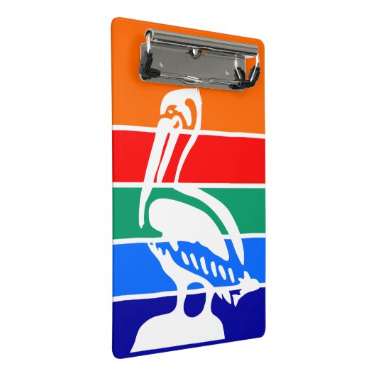 Mini klembord met vlag van St. Petersburg (Schuin)