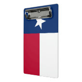 Mini klembord met vlag van Texas, Verenigde Staten (Angled2)