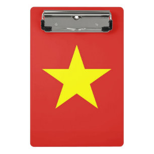 Mini-klembord met vlag van Vietnam Mini Klembord