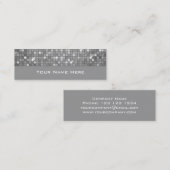 Mini La disco couvre de tuiles le carte de visite de (Devant / Derrière)