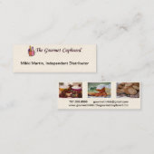 Mini Le carte de visite gastronome de placard (Devant / Derrière)